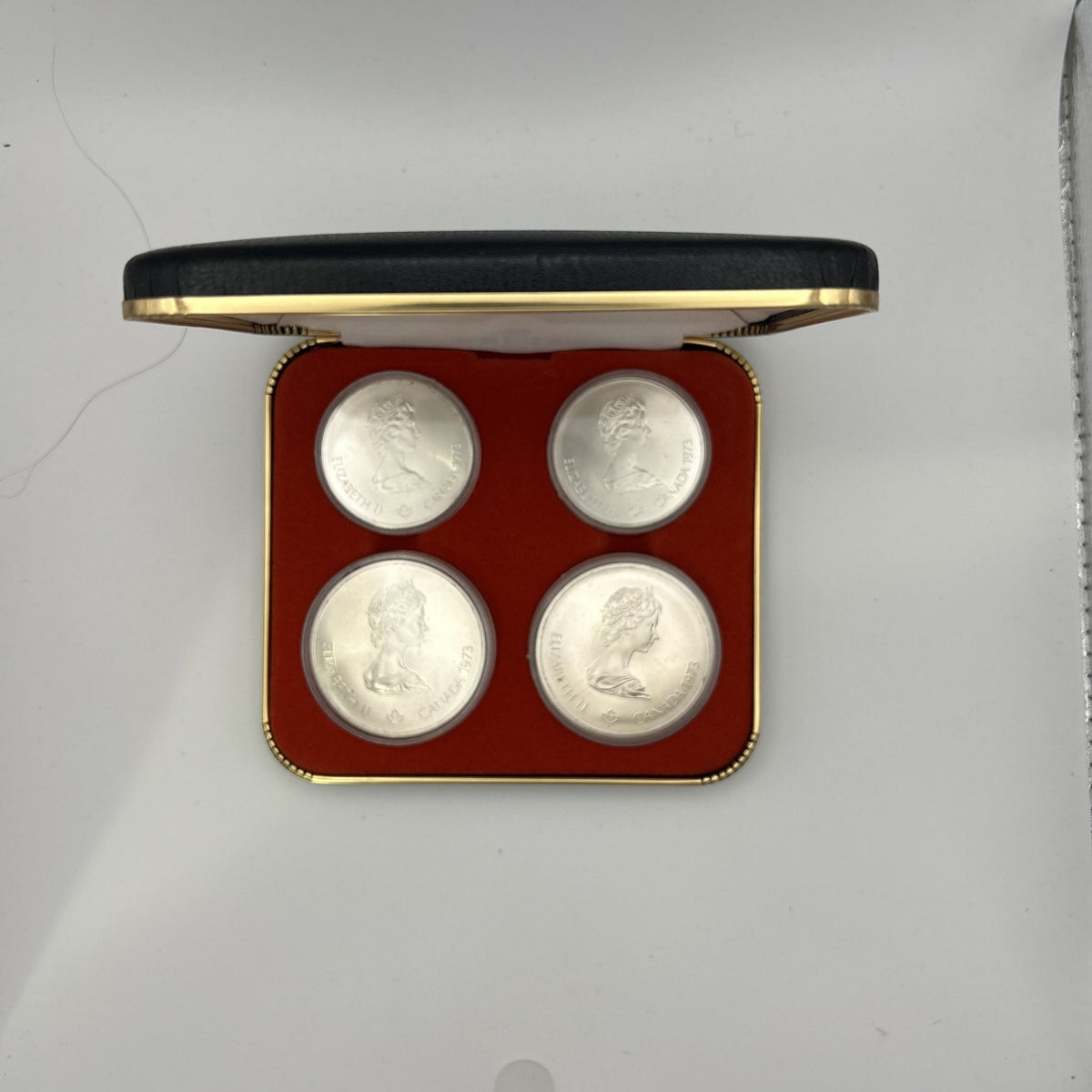 1973 Montreal Olympics Series I 4-Coin Set - back