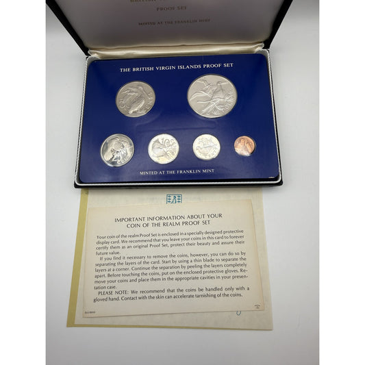 1975 British Virgin Islands Proof Set - packaging