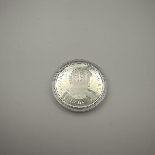 2016 Canada $30 Batman v Superman Silver Coin - back