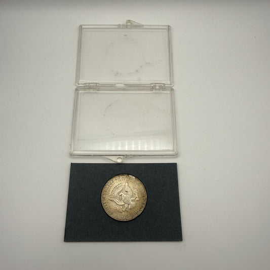 1964 Kennedy Half Dollar in In Memoriam Case - back