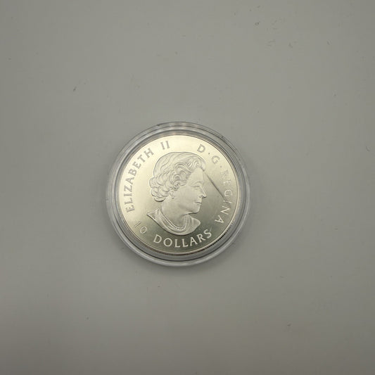 2017 Iconic Canada: The Beaver $10 Silver Coin - back