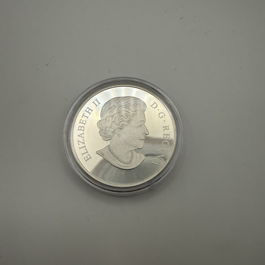 2014 Baby Beaver $20 Silver Coin - back
