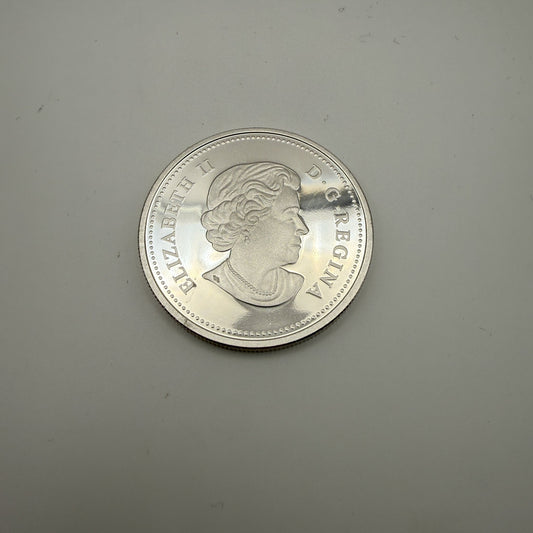 2012 Sugar Maple Crystal Raindrop $20 Silver Coin - back