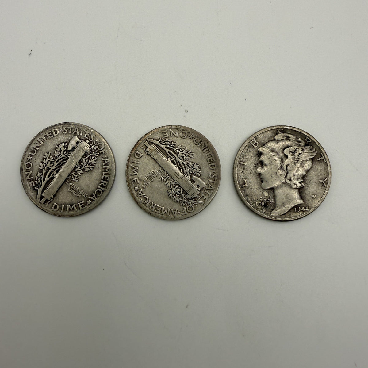 Mercury dimes - representative group