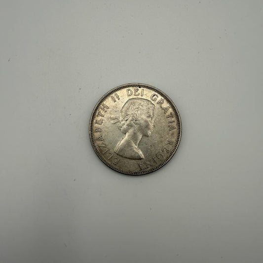 Canadian silver dollar - Elizabeth II obverse (representative)