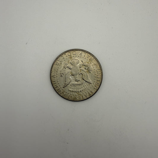 Kennedy 40% silver half dollar - back (representative)