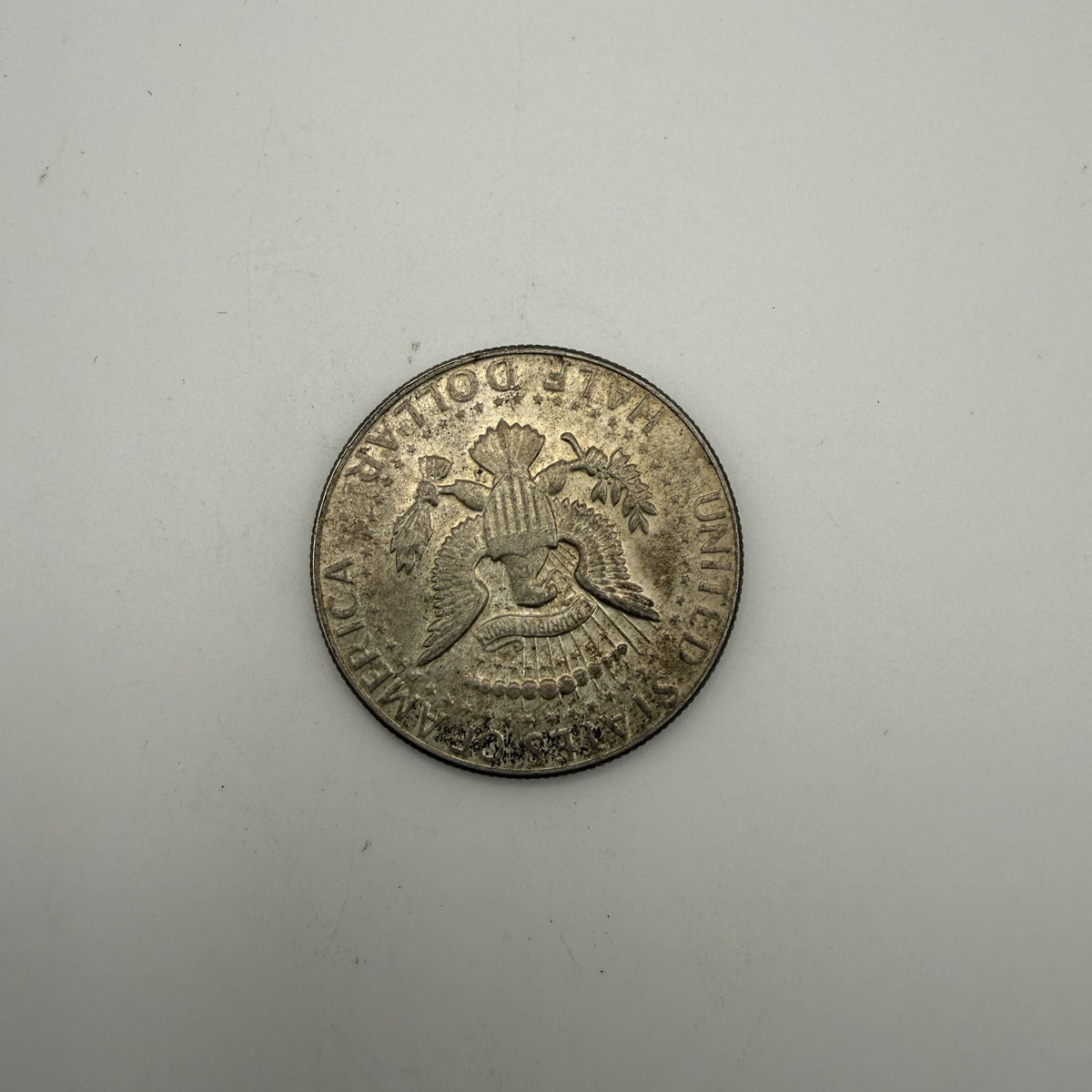 1969-D Kennedy half dollar 40% silver - back