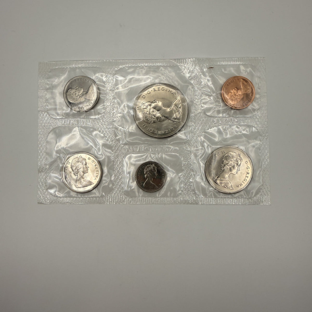 1970 Canada Prooflike Set with Manitoba Dollar - back