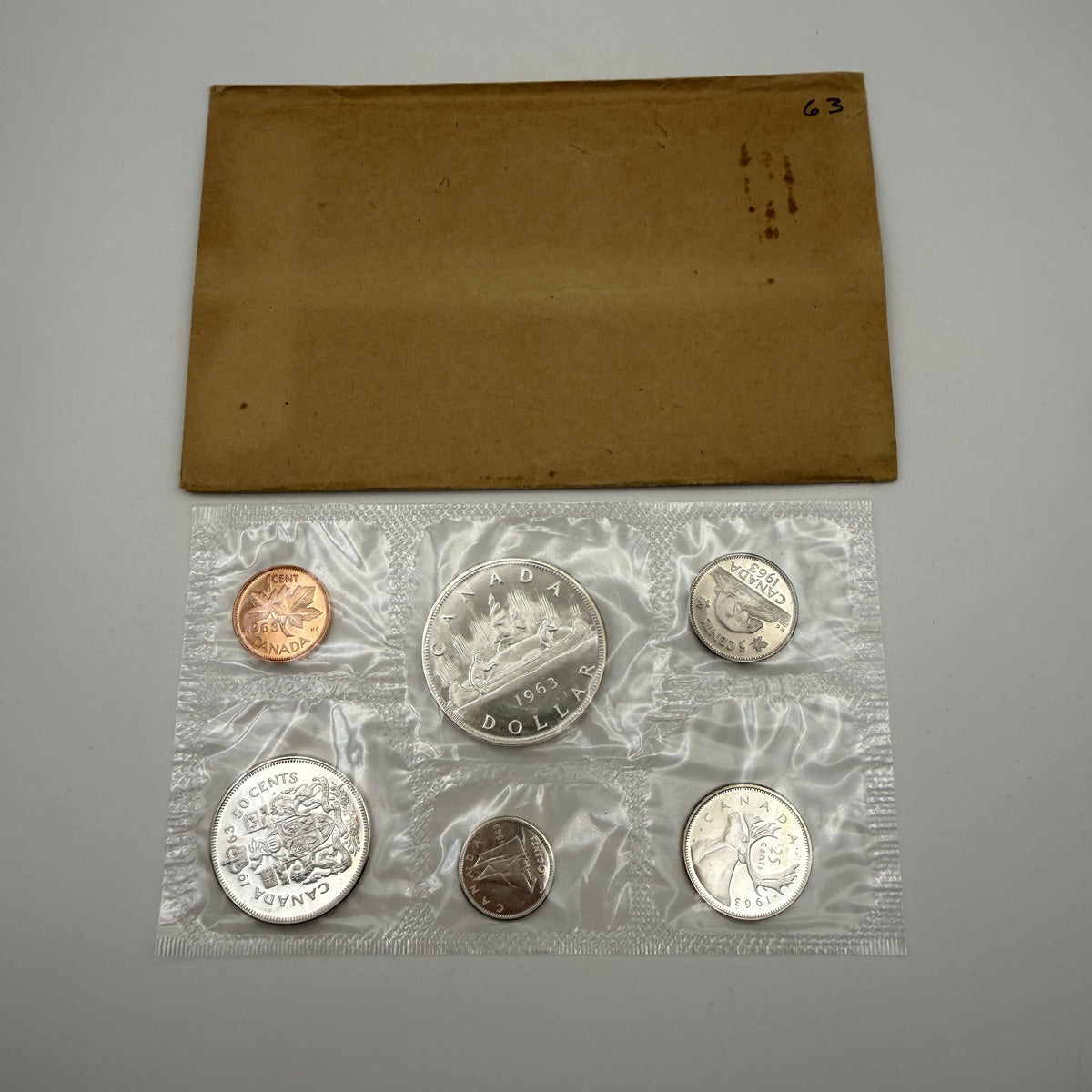 1963 Canada 6-Coin Prooflike Set - front
