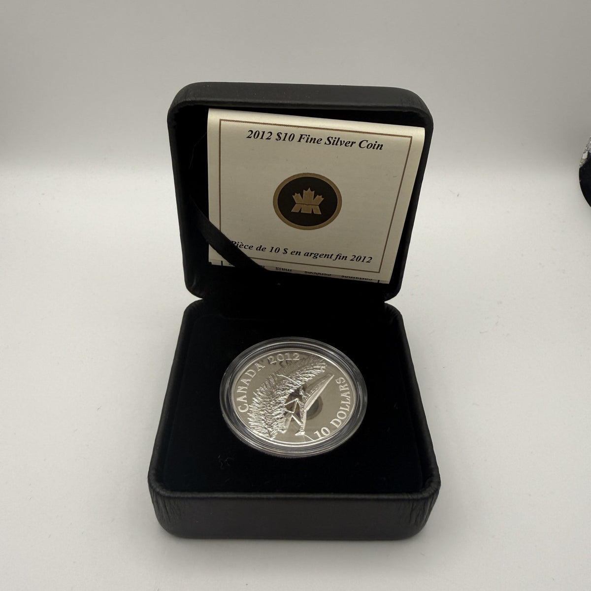 2012 Canada $10 Praying Mantis Fine Silver Proof Coin - front