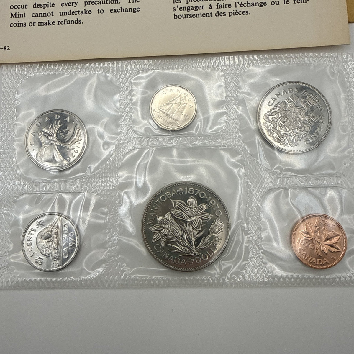 1970 Canada Proof-Like Uncirculated Set - front
