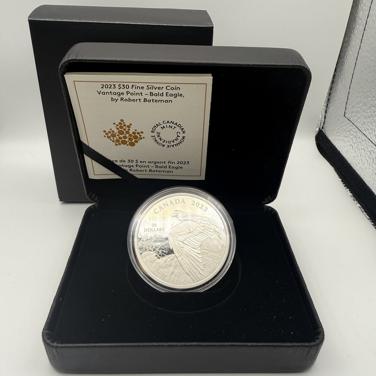 2023 Canada $30 Vantage Point Bald Eagle by Robert Bateman - front