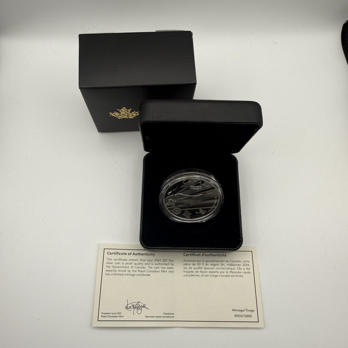 2024 Canada $20 The Royal Canadian Air Force Centennial 1 oz Fine Silver Proof Coin - front