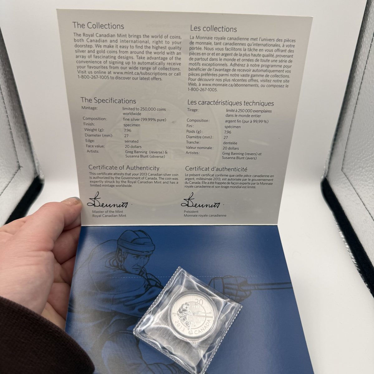 2013 Canada $20 for $20 Fine Silver Coin - packaging