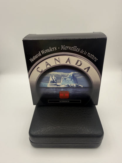 2004 Canada $20 Natural Wonders Iceberg hologram fine silver coin