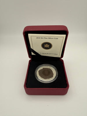 2010 Canada $4 Fine Silver Coin – Dinosaur Collection: Dromaeosaurus