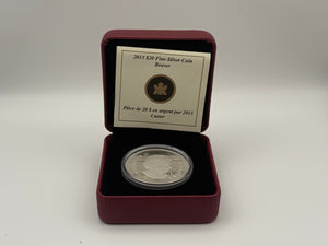 2013 Canada $20 Fine Silver Coin – The Beaver (Glen Loates)