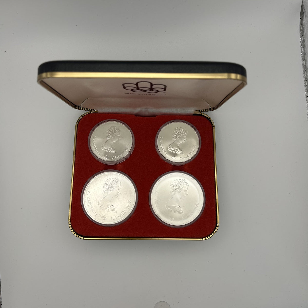 1976 Montreal Olympics Series VI 4-Coin Set - back