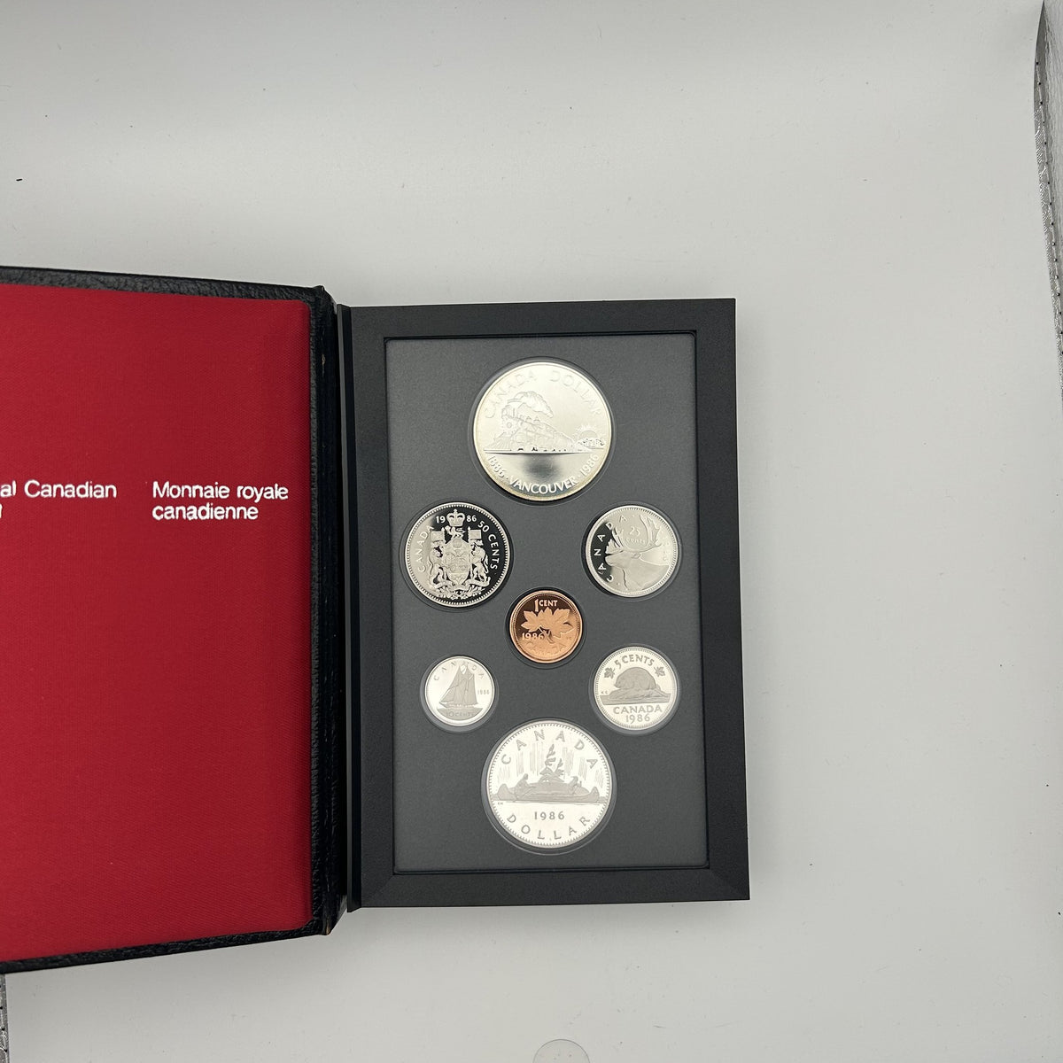 1986 Canada Proof Double Dollar Set - front