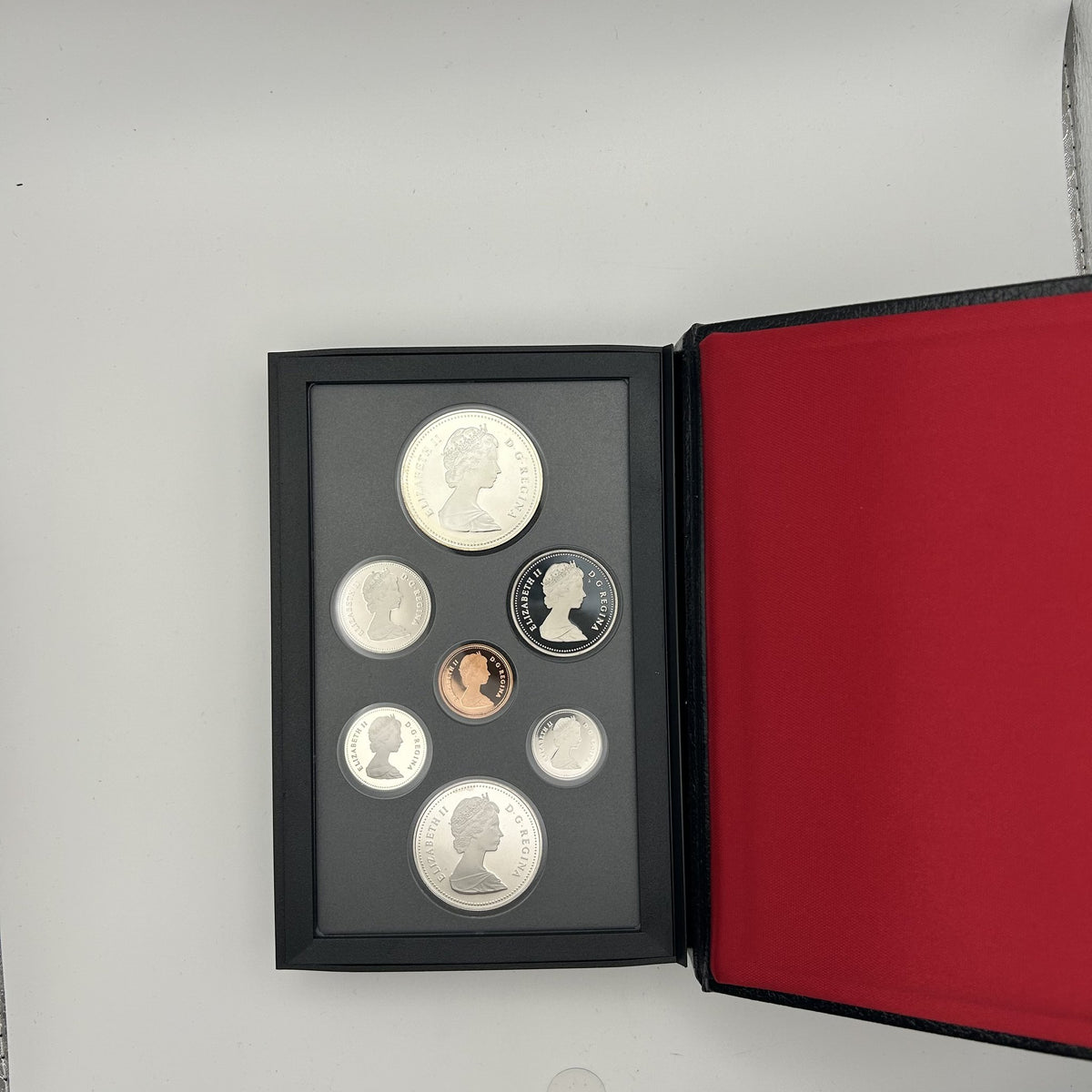 1986 Canada Proof Double Dollar Set - back