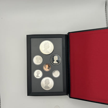 1986 Canada Proof Double Dollar Set - back