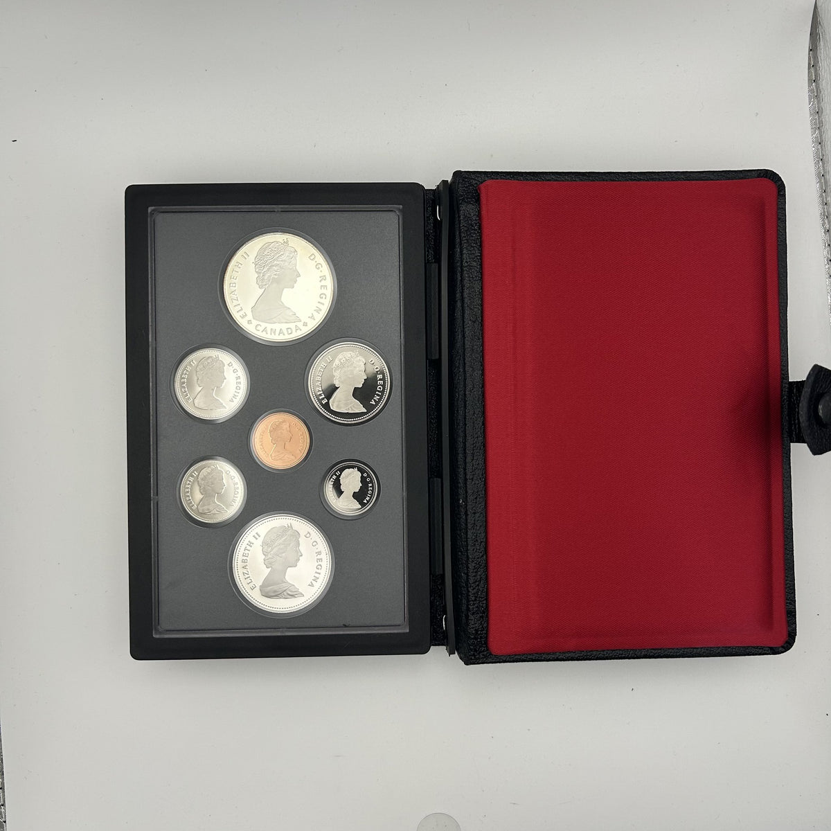 1985 Canada Proof Double Dollar Set - back