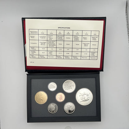 1988 Canada Proof Double Dollar Set - certificate