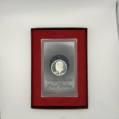 1972-S U.S. Eisenhower Silver Proof Dollar - front