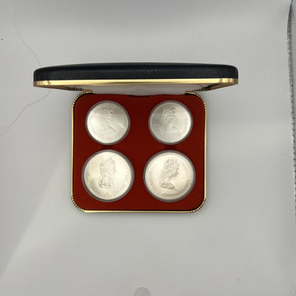 1973 Montreal Olympics Series I 4-Coin Set - back