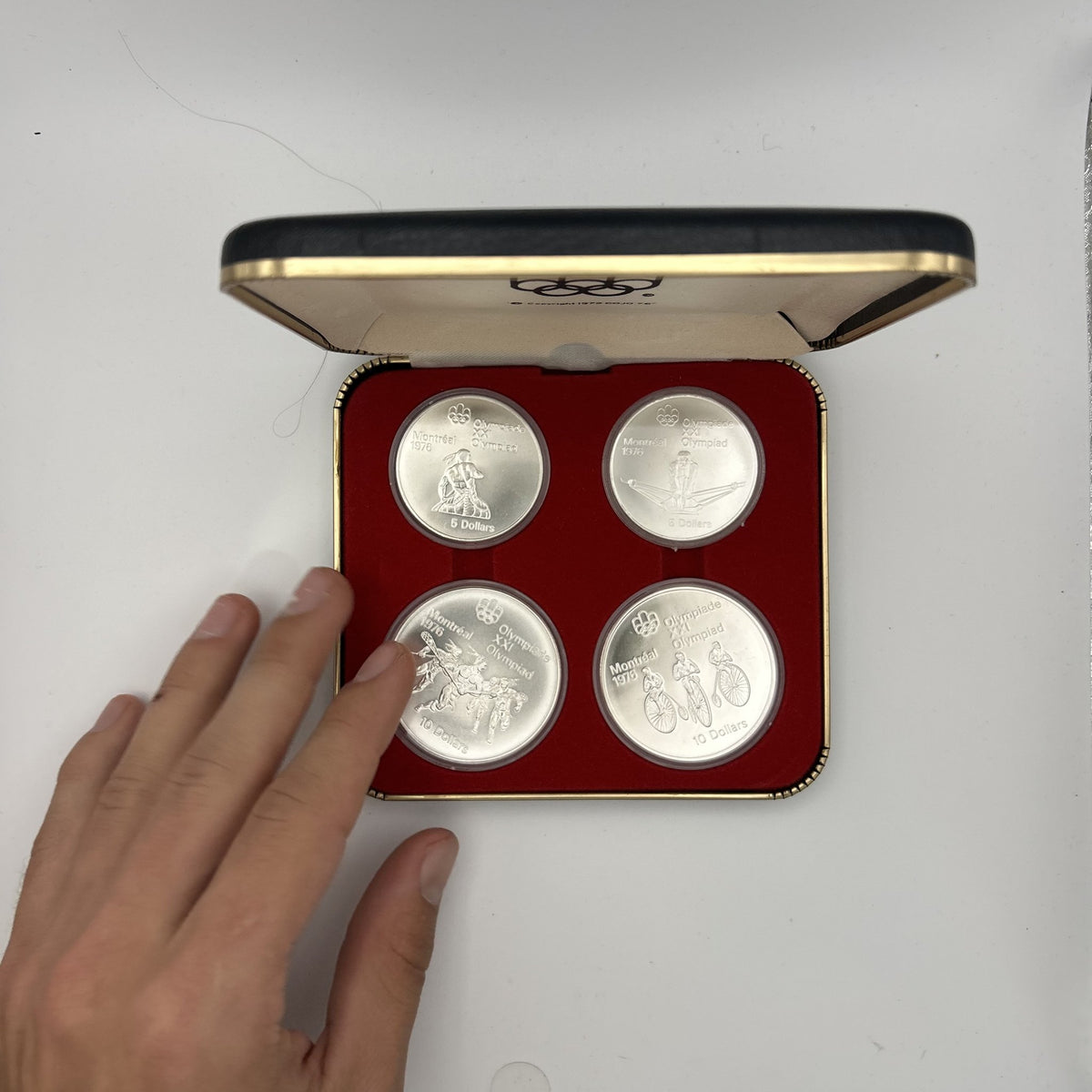1974 Montreal Olympics Series III 4-Coin Set - detail