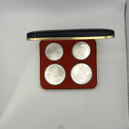 1976 Montreal Olympics Series VII 4-Coin Set - back
