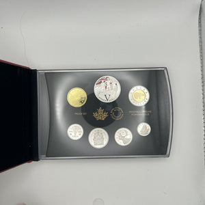 2020 Canada Special Edition Proof Set – 75th Anniversary of V-E Day Coloured Pure Silver Dollar (7 Coins)