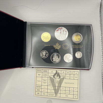 2020 Canada V-E Day Special Edition Proof Set - certificate