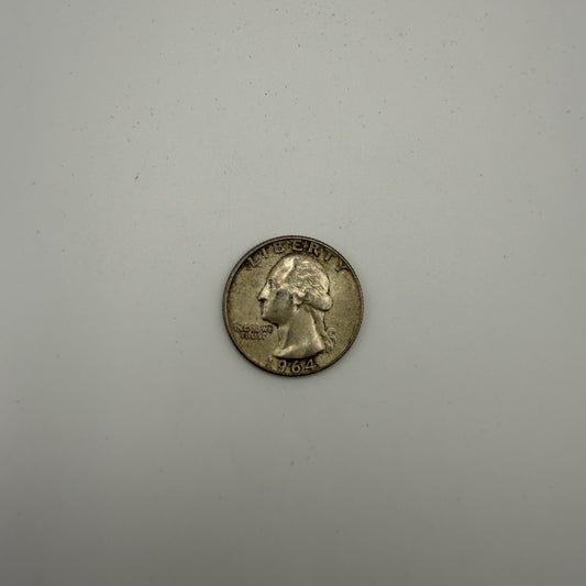 U.S. 90% silver Washington quarter - front (representative)