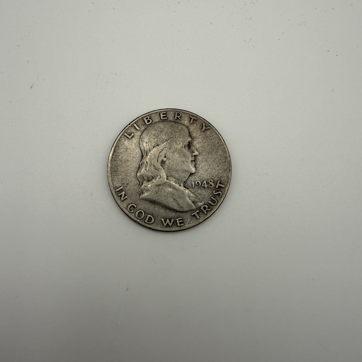 Franklin half dollar - front (representative)