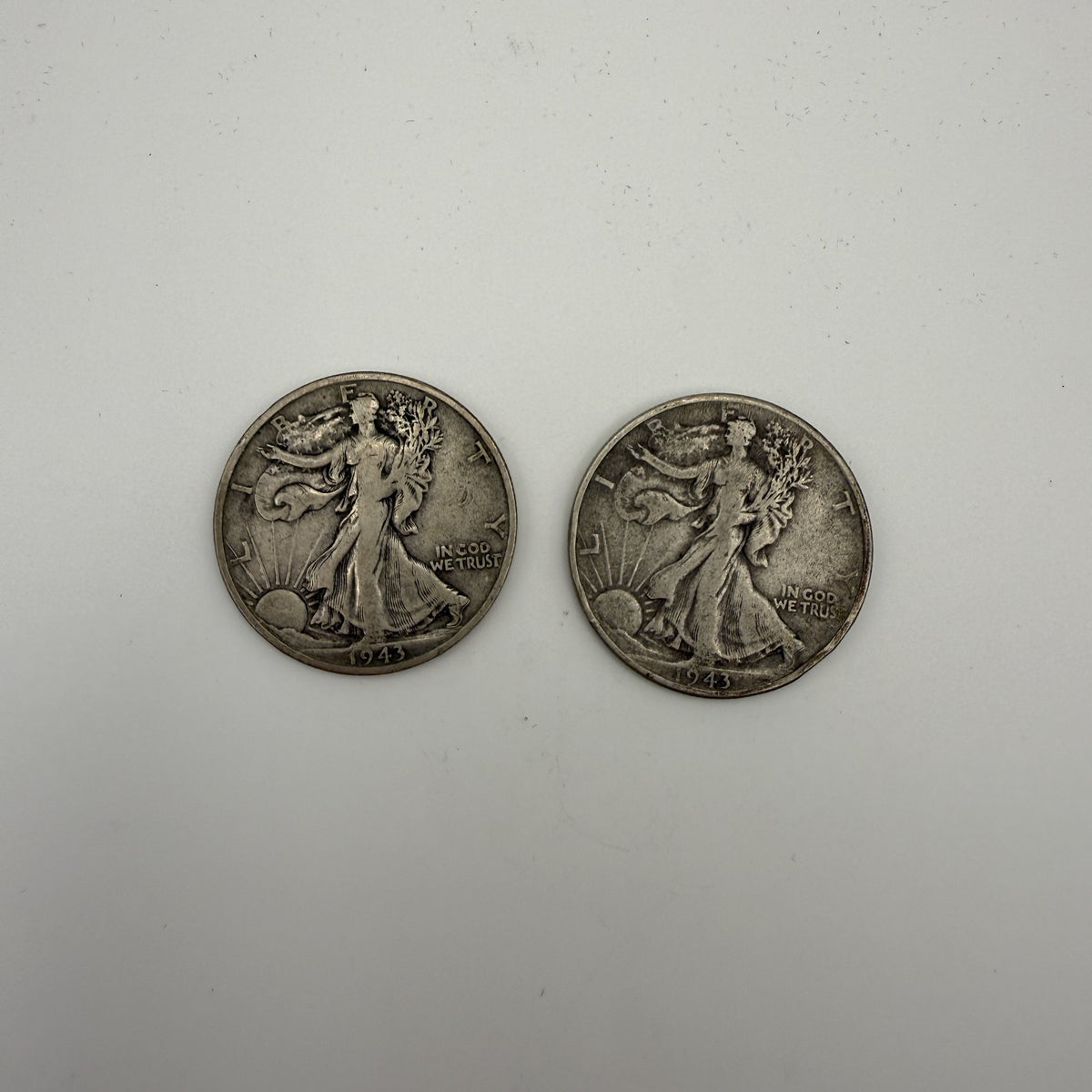 Walking Liberty half dollars - front (representative)