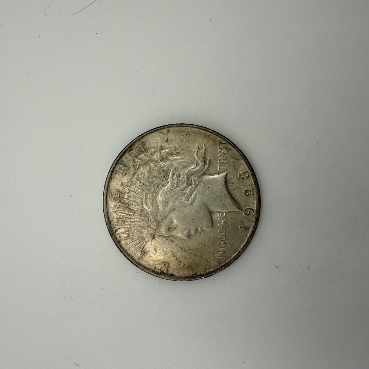 Peace silver dollar - front (representative)