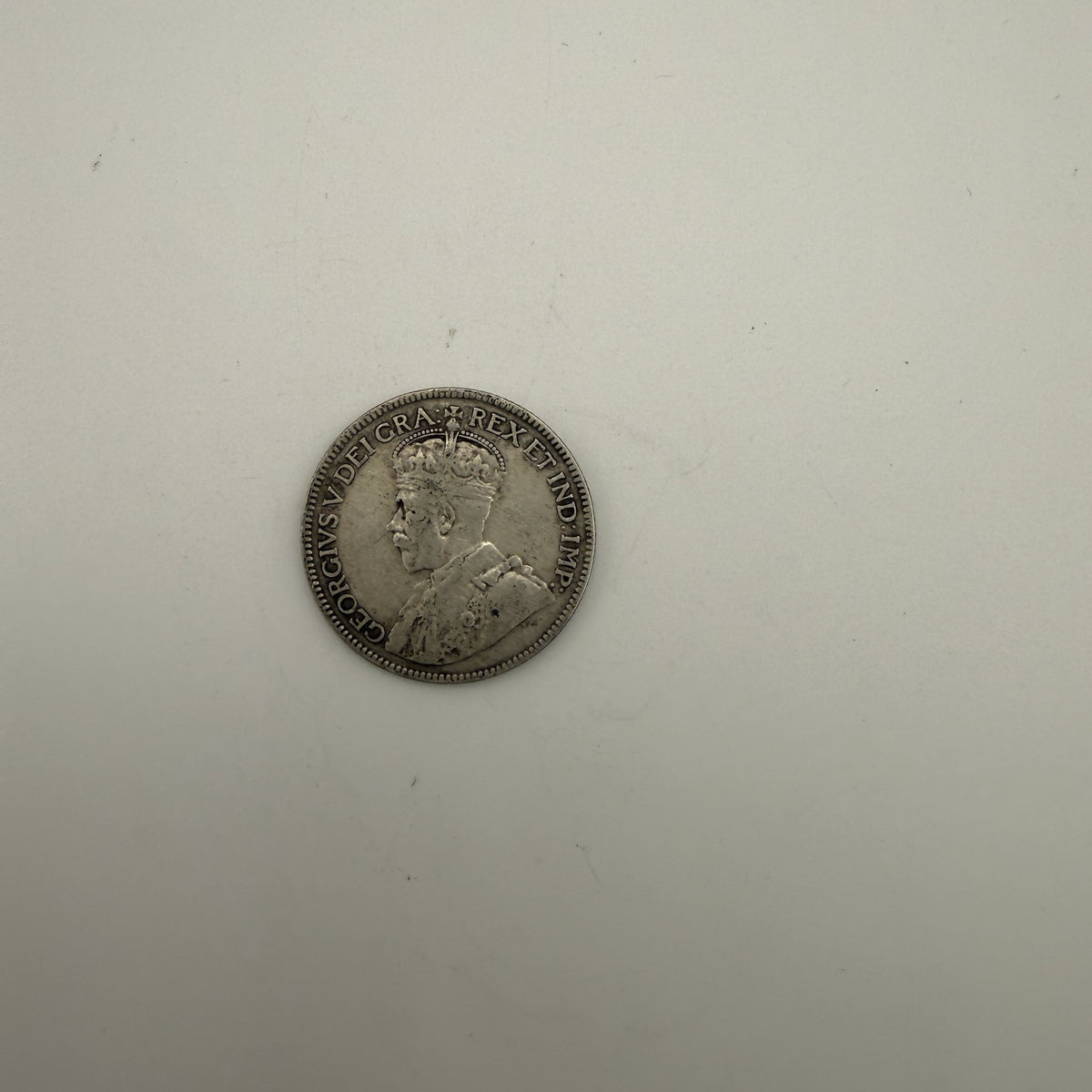 1918 Canada 25 cents George V - front