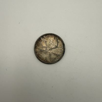1964 Canada 25 cents caribou - front