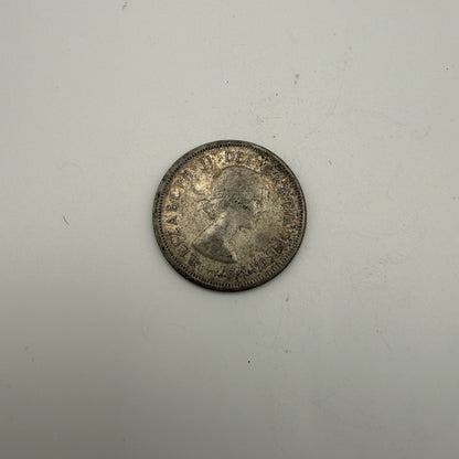 1964 Canada 25 cents caribou - back