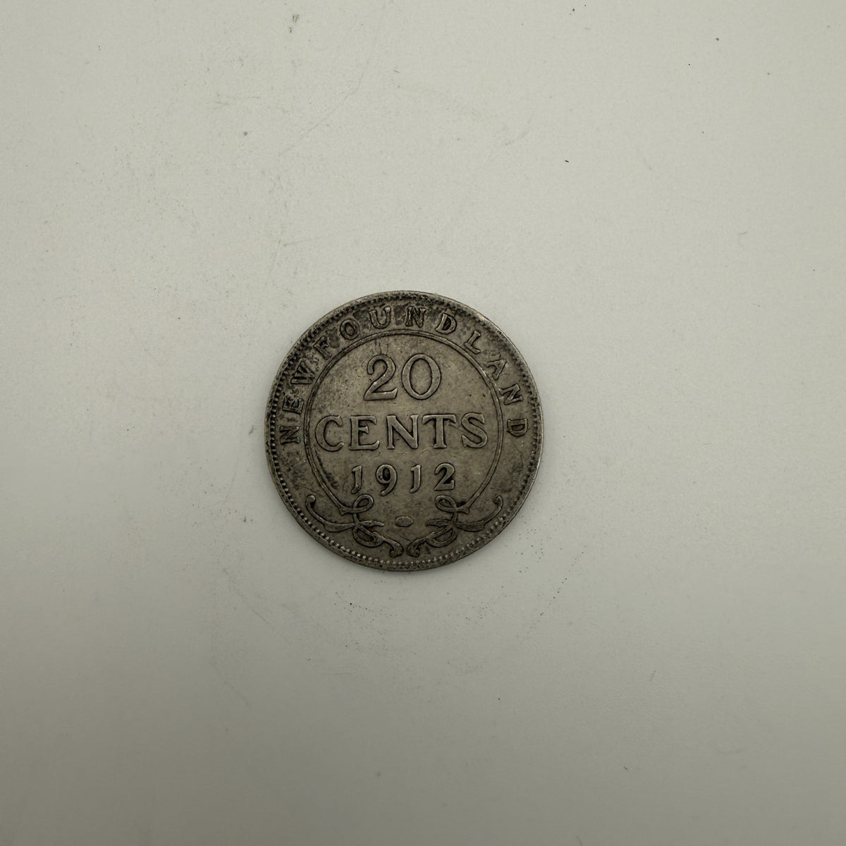1912 Newfoundland 20 cents George V - back