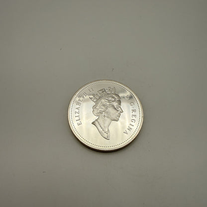 1995 Hudson's Bay Company 325th Anniversary Silver Dollar - back