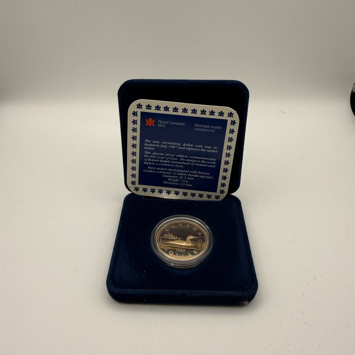 1987 Loon Proof Dollar - front