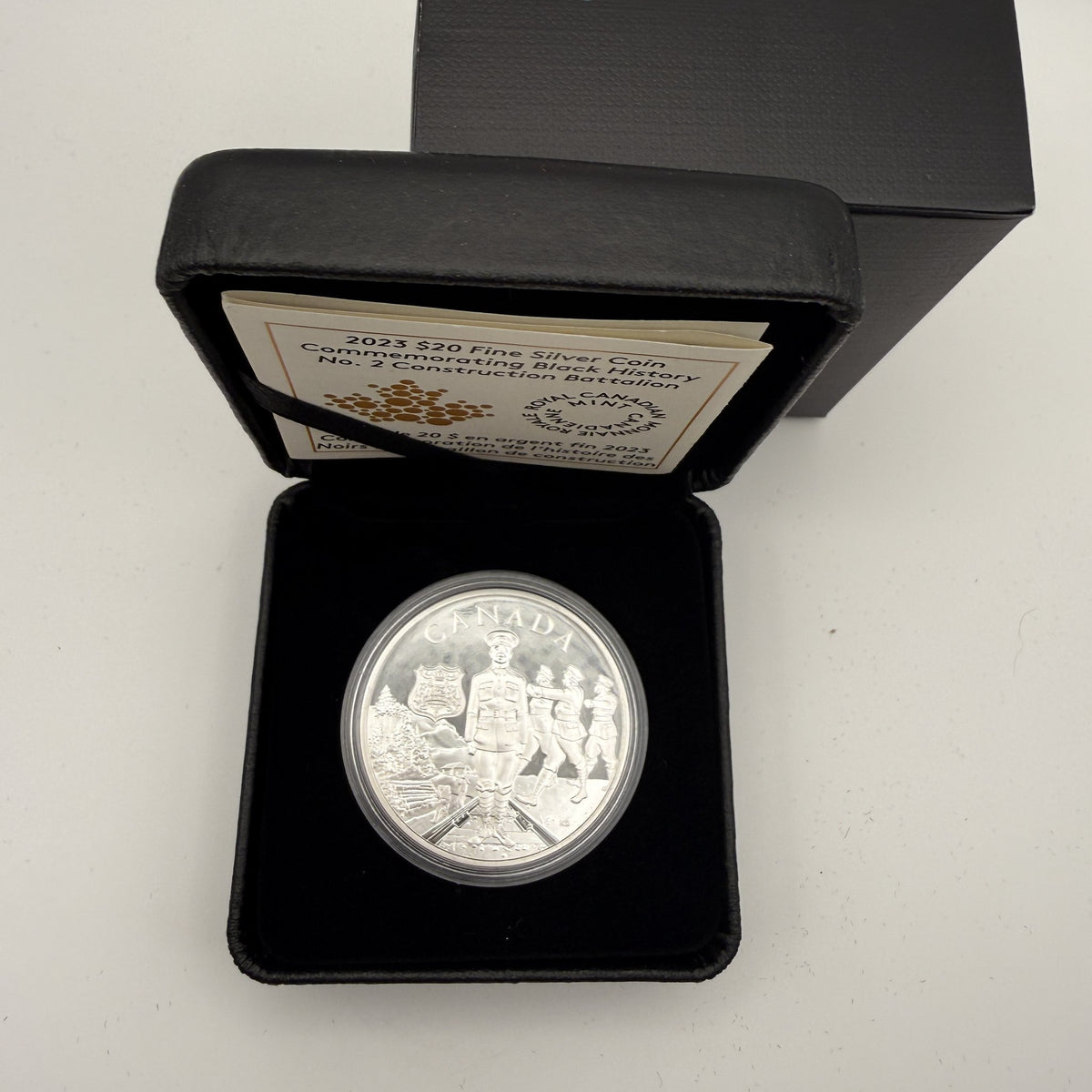 2023 No. 2 Construction Battalion $20 Silver Coin - front