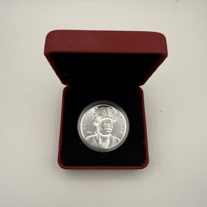 2007 Canada $1 Thayendanegea (Joseph Brant) Sterling Silver Proof Dollar, Red Case & Box