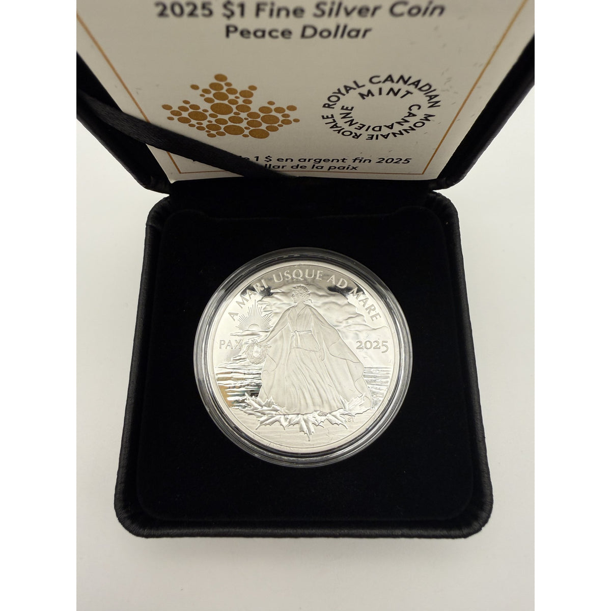 2025 Peace Dollar 1 oz Silver Coin - front