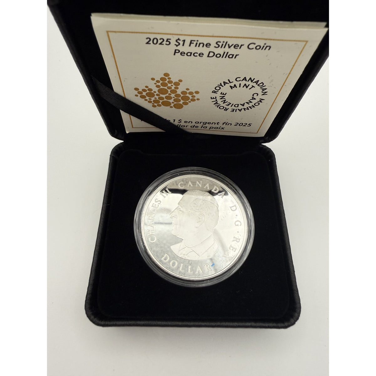 2025 Peace Dollar 1 oz Silver Coin - back