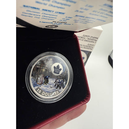 2017 Toronto Maple Leafs Passion to Play Silver Coin - front