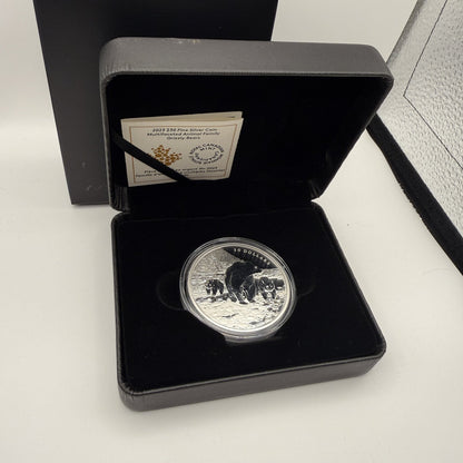 2023 Multifaceted Grizzly Bears $30 2 oz Silver Coin - packaging