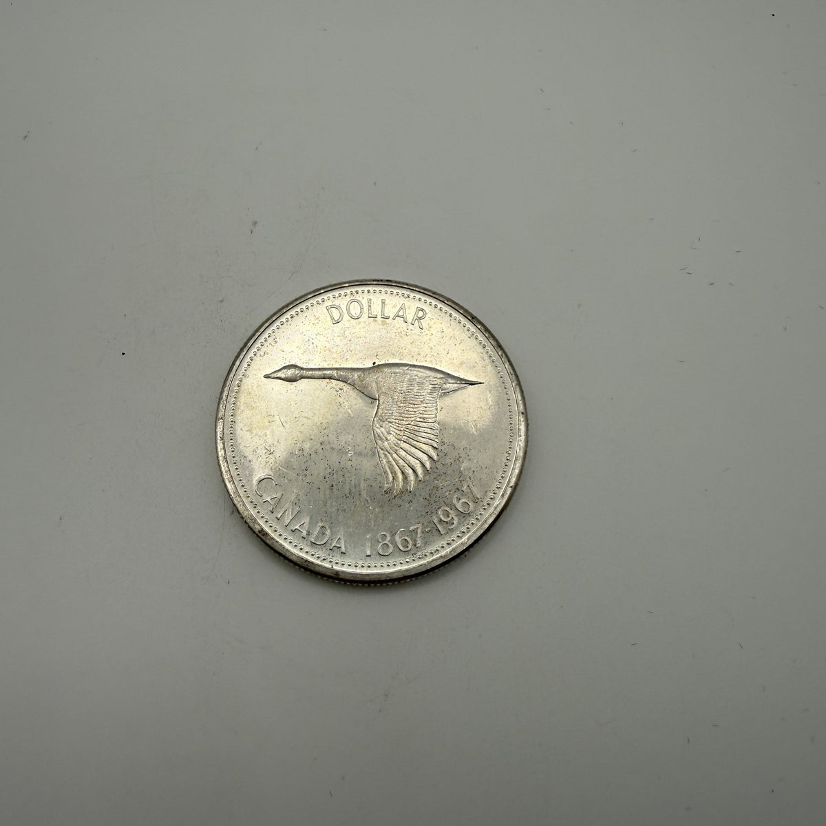 1967 Centennial Goose Silver Dollar - front